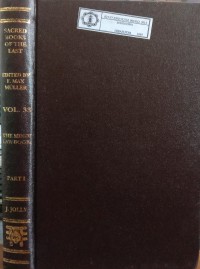Image of The Sacred Books of The East Vol. 33 : The Minor Law-Books Part I